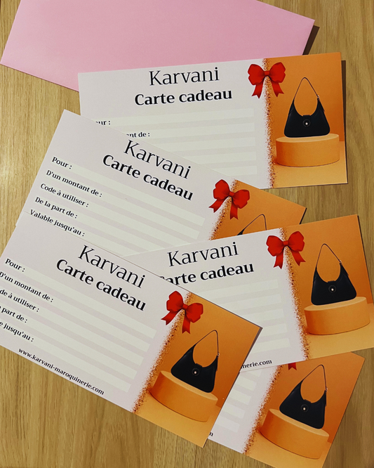 Carte cadeau Karvani